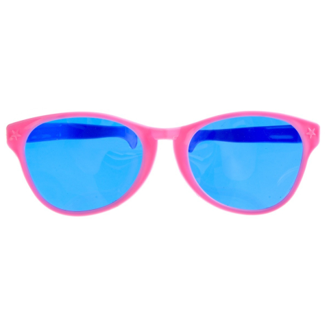Ochelari Deghizare, Marime Exagerata, din Plastic, 26 x 9 cm, Roz [1]