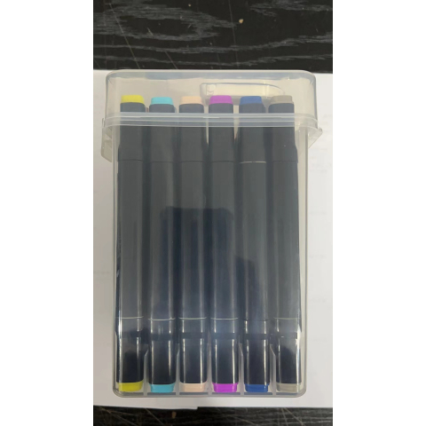 Set Cutie 48 Markere, cu Alcool, Artist Markers, Cutie Plastic cu Maner, Multicolor [8]