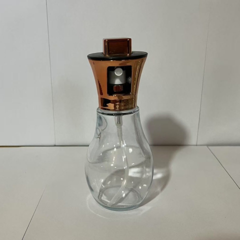 Sticla de ulei cu Pulverizator, Sticla pentru Lichide de Bucatarie, Otet, Sos, 16.7 x 5.2 cm, Volum 200 ml, Roz Gold [3]