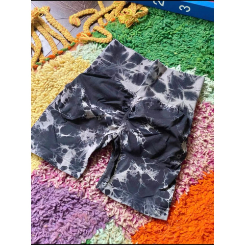 Pantaloni de Fitness/Yoga, pentru Femei, Material Elastic, Spandex, Gri, Marime L [4]