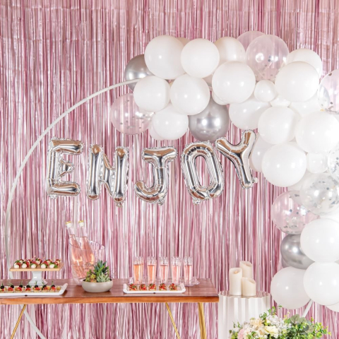 Balon Folie Metalizata Litera J, 40 cm, Umflati cu Heliu sau Aer, Ambalaj Individual, Pai inclus, Argintiu [3]