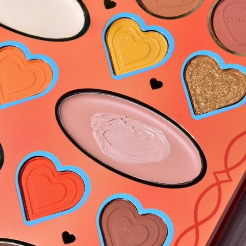 Paleta de Machiaj, KEVIN&amp;amp;COCO, 20 Culori Orange Girl, Fard de Pleoape si Blush, Portocaliu [3]