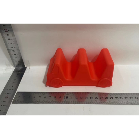 Suport pentru Taco, Model Autobuz, 14 x 7.5 x 6.5 cm, din PP, Portocaliu [1]