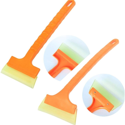 Racleta pentru Masina, pentru Deszapezire, din ABS, 29 x 10 cm, Portocaliu [3]