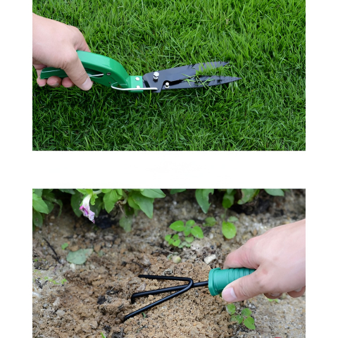 Set 12 Unelte de Gradina, pentru Plantare Prelucrare Sol si Ingrijire Plante, Material PVC si Cardboard, Cutie Inclusa, 37x28 cm, Verde [3]