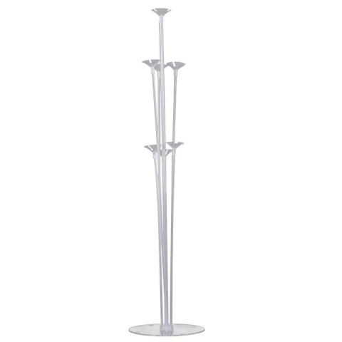 Accesorii Baloane - Suport pentru Baloane, cu Trei Straturi, pentru 7 Baloane, 70 cm, Transparent