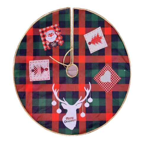 Covorase Brad - Covoras pentru Brad, Model 6, 90cm, Multicolor