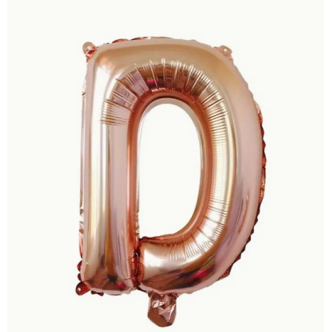 Set Baloane din Folie Metalizata, Model Scris Bride, Litere de 40 cm, Tema Iubire, Baloane Party, Ambalaj Individual, Pai Inclus, Umflare cu Aer sau Heliu, Roz [5]