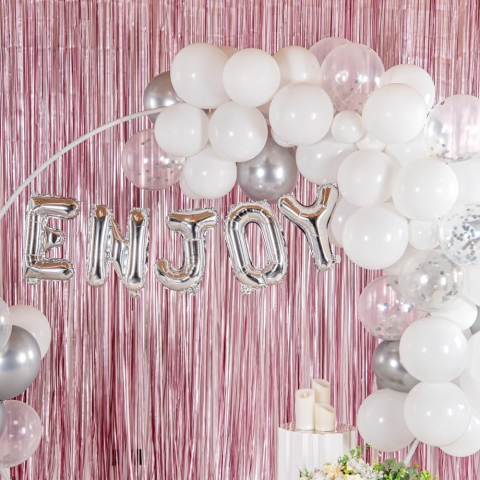 Balon Folie Metalizata Litera J, 40 cm, Umflati cu Heliu sau Aer, Ambalaj Individual, Pai inclus, Argintiu [2]