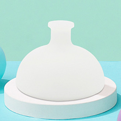 Dispozitiv Terapeutic Sputa, Cupa pentru Terapie Toracica, Dispozitiv de Eructare, pentru Sugari si Copii, 7.5 x 6 cm, din Silicon, Transparent [2]