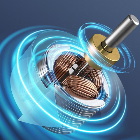 Perie Electrica de Curatare, pentru Gresie, Baie, Bucatarie, 25x20x9.5 cm, cu 6 Capete, Maner Extensibil Detasabil 84-127cm, Incarcare USB-Type C, Rotire 360 de Grade, 3000 mAh, Culoare: Alb [4]