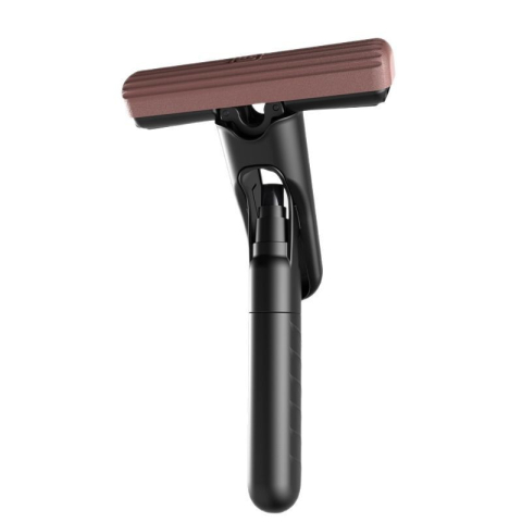 Maturi, Perii, Mopuri si Galeti - Mop Plat cu Pulverizare, Recipient pentru Solutie de Suprafete, Geamuri, Interior Auto, Maner Scurt, Usor de Utilizat, Sistem de Stoarcere, 15.5 x 15.5 x 12.5 cm, Negru