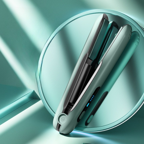 Placa de Par fara Fir, Adaptor Tip C, 4 Trepte de Temperatura, Tensiune 5V, Capacitate Baterie 5000 mAh, Indreptat, Ondulat, 23.5x3.3x4.5 cm, Verde [5]