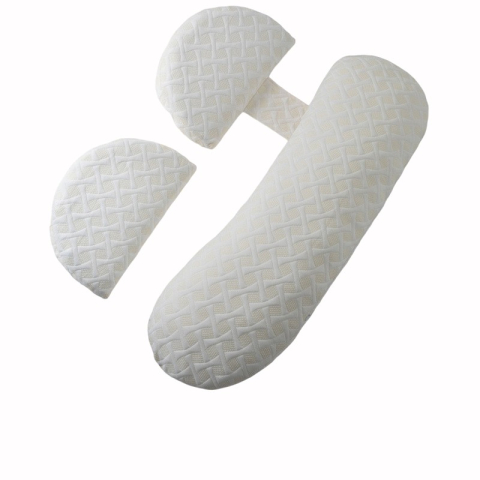 Perne Voiaj, Paturi si Textile - Set Perna pentru Gravide, Husa Detasabila, Utilizare in Forma H si U, Reglabila, Latime Ajustabila, Proactive, Bej