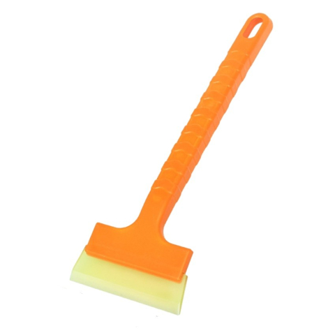 Accesorii Auto - Racleta pentru Masina, pentru Deszapezire, din ABS, 29 x 10 cm, Portocaliu