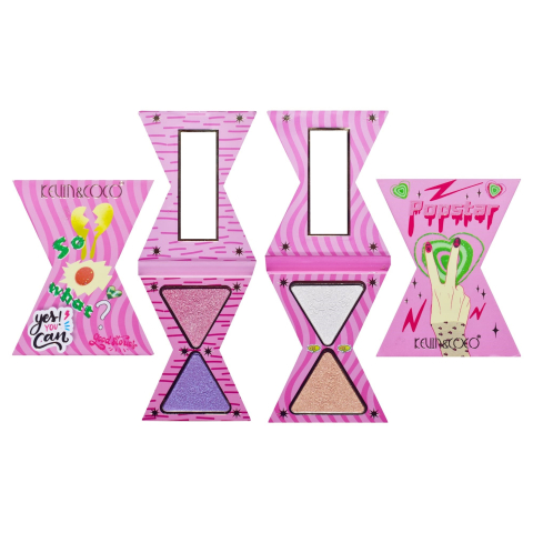 Trusa de Machiaj, KEVIN &amp; COCO, Nobody is Perfect, I am Nobody, 32 culori, 29 x 23.5 x 3 cm [12]