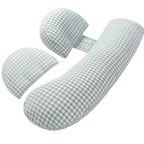 Perne Voiaj, Paturi si Textile - Set Perna pentru Gravide, Husa Detasabila, Utilizare in Forma H si U, Reglabila, Latime Ajustabila, Proactive, Albastru