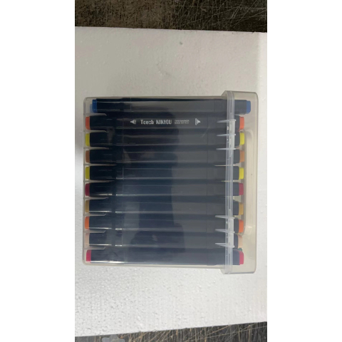 Set Cutie 60 Markere, cu Alcool, Artist Markers, Cutie Plastic cu Maner, Multicolor [9]