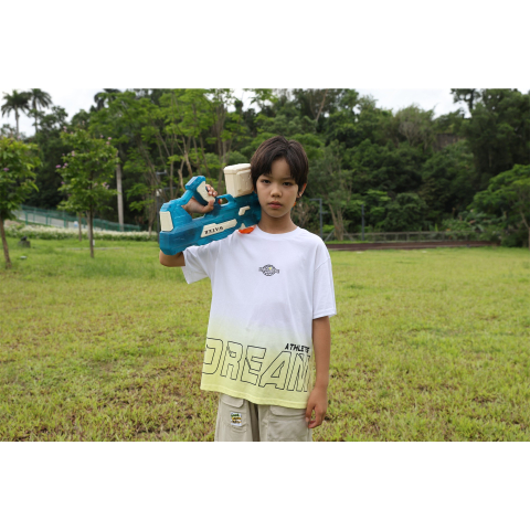 Pistol cu Apa Electric, +6 Ani, Rezervor 650 ml, Incarcare USB, din Plastic, 59 x 23 x 6 cm, Albastru [6]