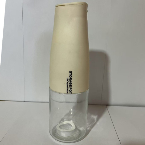 Sticla de Ulei Automata, Sticla pentru Lichide de Bucatarie, 23.7 x 7.25 cm, Volum 550 ml, Alba [3]