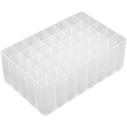 Markere si Set Desen - Suport De Depozitare, pentru Markere, Suport Pentru Stilouri, Cutie De Depozitare pentru Birou, Multi-Functionala, 60 Spatii, Alb/Negru