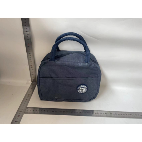 Geanta Termica pentru Pranz, Multifunctionala, Compartimentata, Impermeabila, cu Manere, Buzunar Exterior, 22x14x19 cm, Albastru [1]