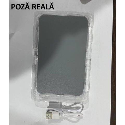 Calculator de Mana Reincarcabil cu Tabla de Scris, Calculator Portabil, Ecran LCD, Afisaj cu 12 Cifre, Ecran de 15 cm, Culoare Gri [7]