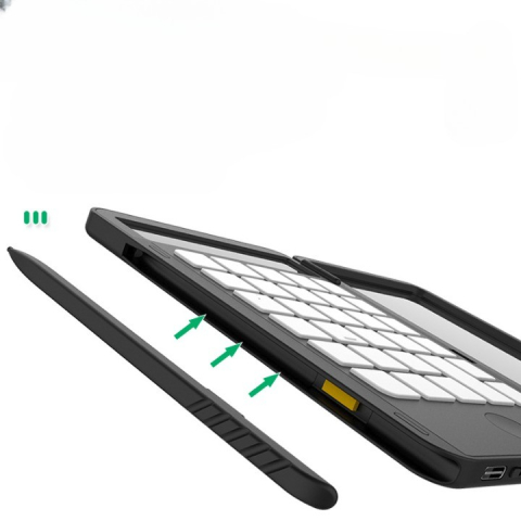 Calculator de Mana Reincarcabil cu Tabla de Scris, Calculator Portabil, Ecran LCD, Afisaj cu 12 Cifre, Ecran de 15 cm, Culoare Negru [2]