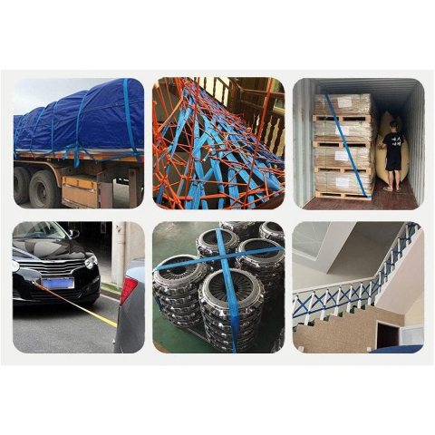 Chinga Ancorare cu Clichet, 10 m Lungime, 5 cm Latime, Albastru [2]