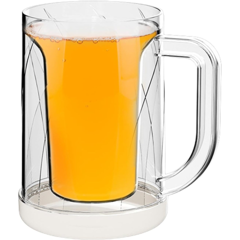 Cana Frigorifica cu Gheata, 14.2 x 10.4 x 14.7 cm, Plastic, 800 ml, Transparent [7]