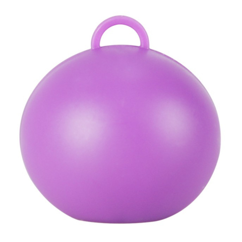 Accesorii Baloane - Greutate pentru Baloane, Accesoriu Party, 5.5x5.5 cm, 120 g, Mov