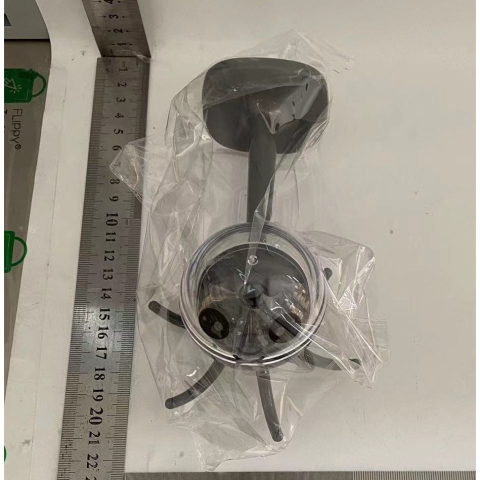 Suport Cuier pentru Perete, Model Caracatita, Adeziv, 10 x 8.5 cm, 6 Brate, Gri [1]