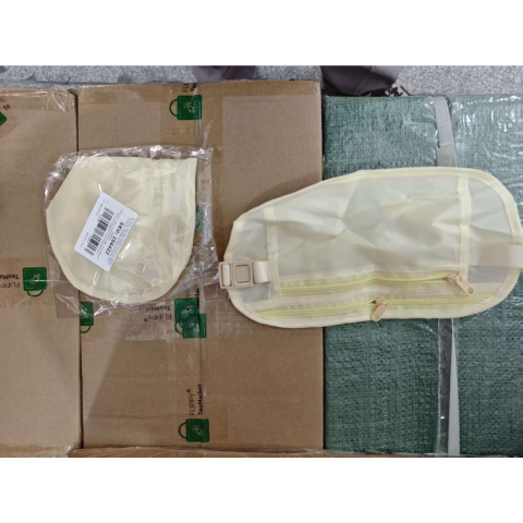 Geanta Anti-Furt, Suport Portofel/Documente, Bej [6]