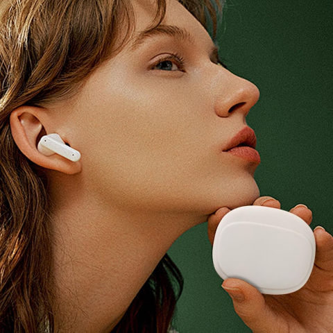 Husa din Silicon, pentru Casti, Cabluri, Portabila 8.5 x 10 x 2 cm, Alb [4]