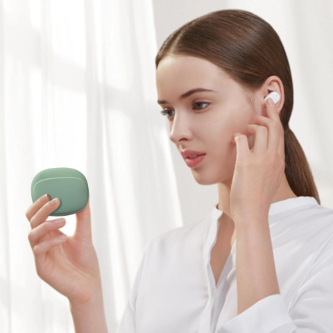 Husa din Silicon, pentru Casti, Cabluri, Portabila 8.5 x 10 x 2 cm, Gri [4]