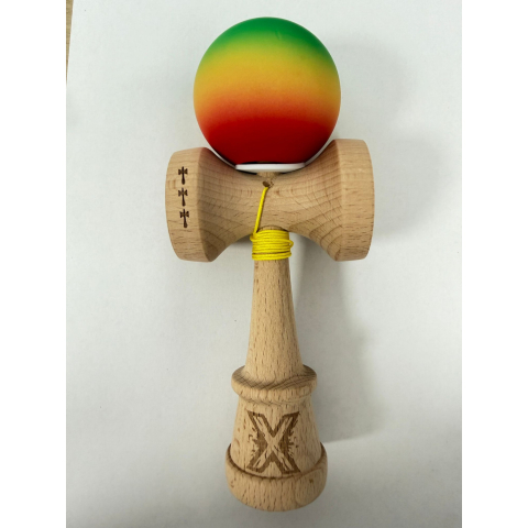 Kendama si Spinnere - Kendama X Originala, Profesionala, Big Cups V3, Rubber Grip model 19
