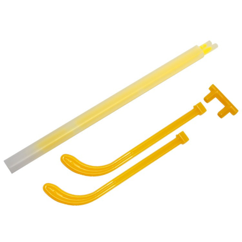 Ochelari Decorativi, Flippy, din Plastic, Fluorescenti, Accesoriu Petrecere, Galben [6]