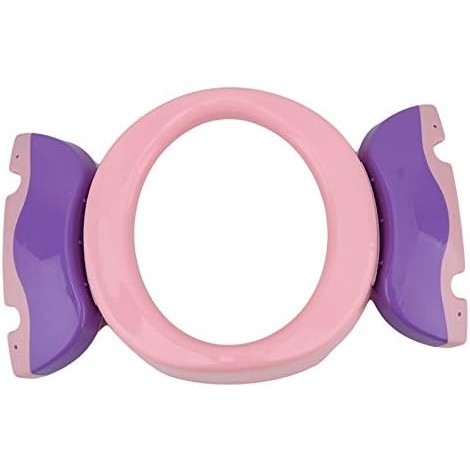 Olita Portabila 2 in 1, Olita + Capac de Toaleta, din Plastic, Diametru 21 cm, Roz [2]