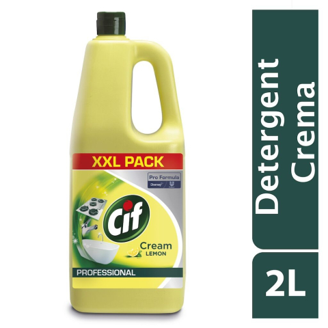 Pachet CIF Professional Cream Lemon - Crema de Curatare cu Lamaie 6×2 L [1]