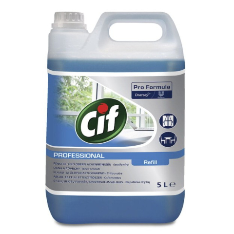 Pachet CIF Professional Glass &amp; Multi Surface - Detergent Geamuri si Suprafete 2×5 L [1]
