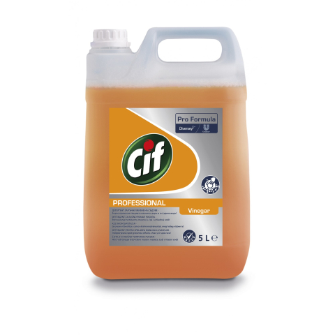 Pachet CIF Professional Heavy Duty Vinegar - Detergent Universal pentru Spalarea Manuala a Vaselor cu Otet 2×5 L [1]