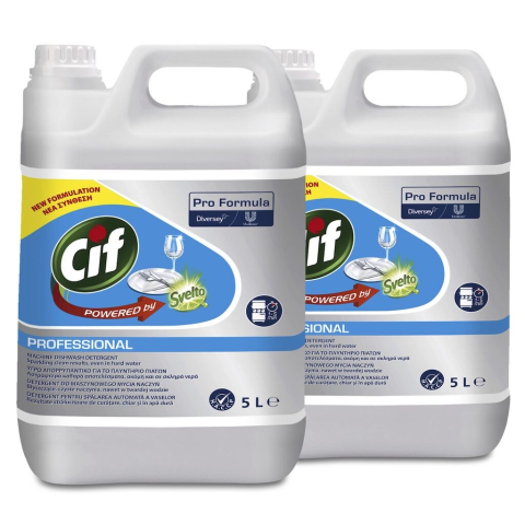 Produse Curatenie - Pachet CIF Professional Liquid - Detergent Universal pentru Masina de Spalat Vase 2x5 L