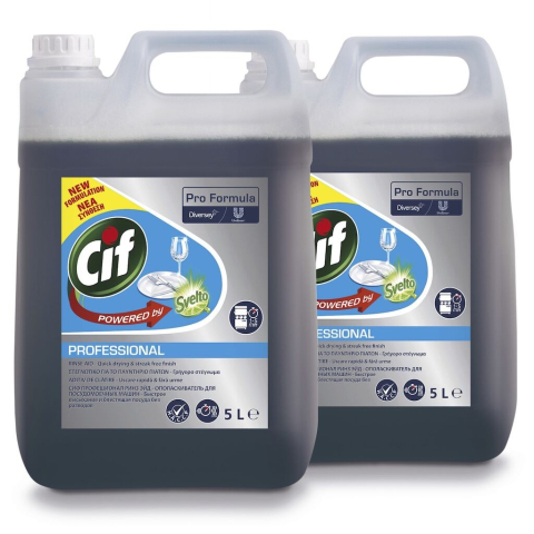 Pachet CIF Professional Rinse Aid - Agent de Clatire pentru Masini de Spalat Vase 2×5 L [5]