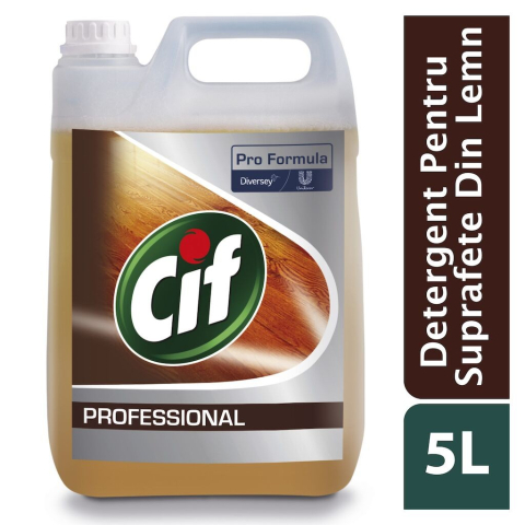 Pachet CIF Professional Wood Floor Cleaner - Detergent pentru Pardoseli din Lemn 2×5 L [2]