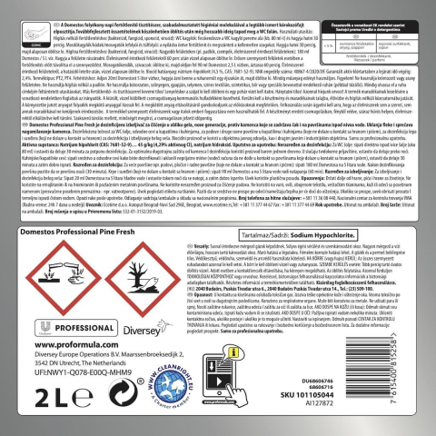 Pachet Domestos Professional Pine Fresh - Detergent Lichid Dezinfectant, 6×2 L [3]