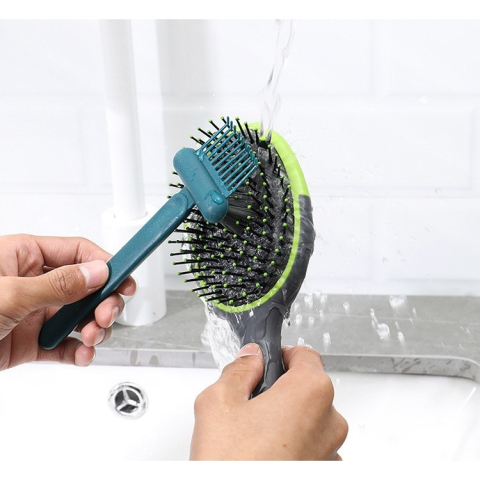 Perie pentru Curatarea Parului, din Plastic, 16 x 5 cm, Verde [5]