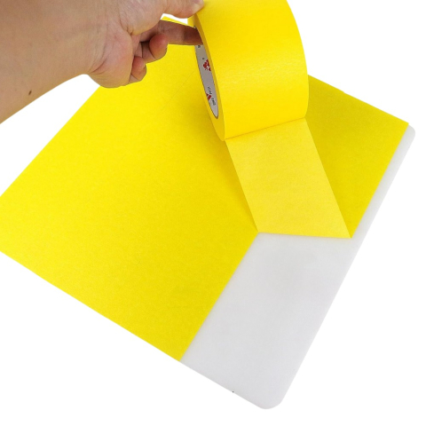 Set 24 Role Banda Adeziva de Mascare, Rezistenta UV, 48mmx50m, Rezistenta, Aderenta, Galbena [6]