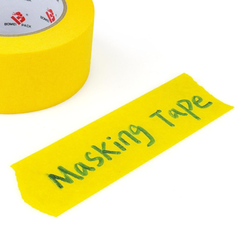 Set 24 Role Banda Adeziva de Mascare, Rezistenta UV, 48mmx50m, Rezistenta, Aderenta, Galbena [4]
