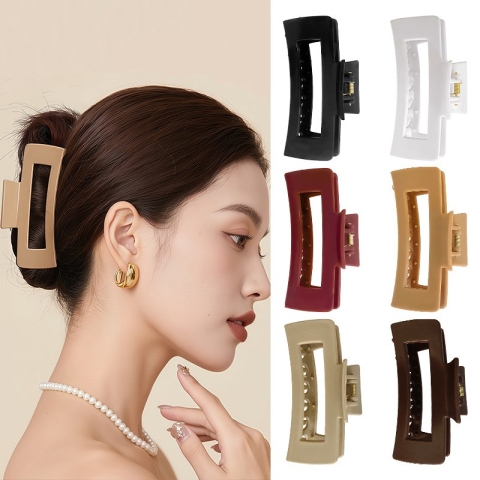 Set 6 Cleme de Par, Flippy, din Silicon Moale, Rezistent, 10.3 x 5 x 4.4 cm, Multicolor [1]