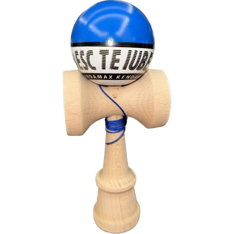 Kendama Super Sticky V3 Cupe Mari - V3- Kendama X Originala, Profesionala, Super Sticky -Te iubesc KENDAMA X - albastru